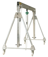 Portable aluminium gantry crane